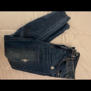 High rise skinny jeans